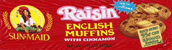 Raisin English Muffins