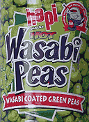 Can of Hapi Snacks Wasabi Peas